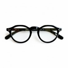 画像をギャラリービューアに読み込む, "KELOREANS CLASSIC ROUND EYE GLASS black frame clear lens"
